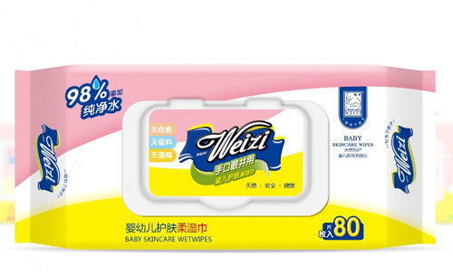 為子?jì)胗變鹤o(hù)膚柔濕巾