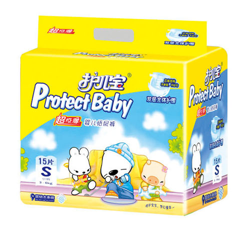 護(hù)兒寶超級(jí)薄嬰兒紙尿褲S碼15片