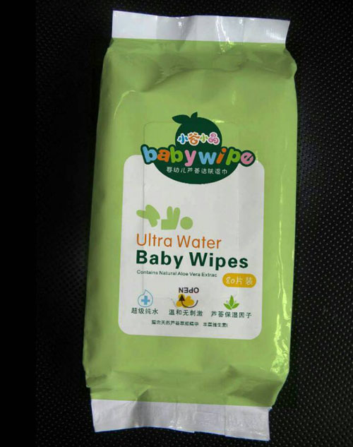 小谷小晶yingye蘆薈潔膚濕巾