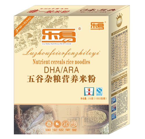 樂易五谷雜糧營養(yǎng)米粉1段盒裝