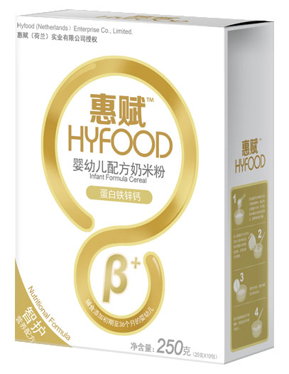 惠賦蛋白鐵鋅鈣yingye配方奶米粉