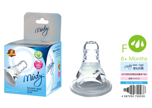 麥地標口母乳實感星鉆奶嘴(單個裝)F流量