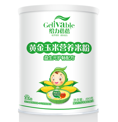 給力蓓蓓益生元護(hù)暢配方黃金玉米營(yíng)養(yǎng)米粉