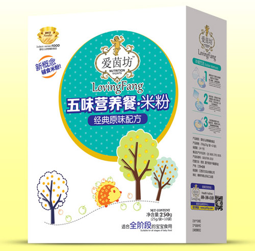 愛茵坊經(jīng)典原味五味營養(yǎng)餐米粉盒裝