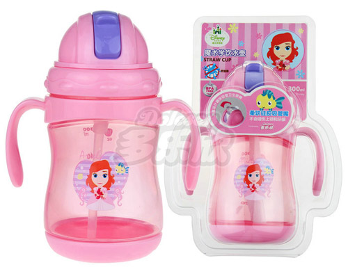 迪士尼寶寶魔術(shù)滑蓋吸管學(xué)飲水壺300ml