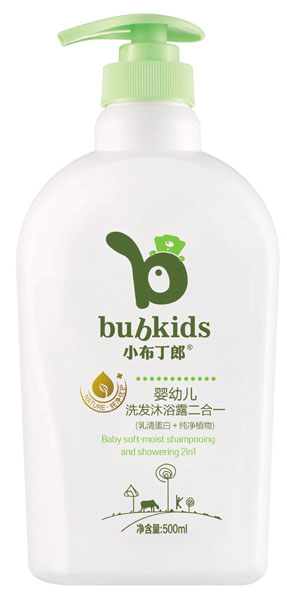 小布丁郎嬰幼兒洗發(fā)沐浴二合一500ml
