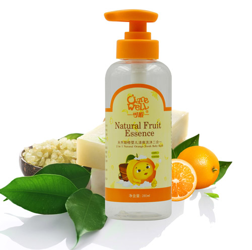 可唯甜橙嬰兒清爽洗沐二合一