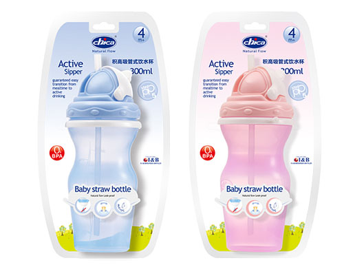 積高吸管式飲水杯300ml