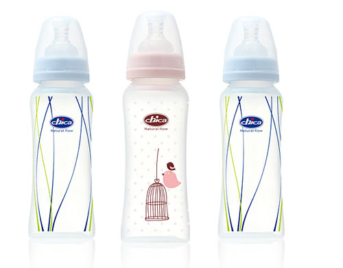 積高新生兒標(biāo)準(zhǔn)口徑真乳實(shí)感小方錐形PP奶瓶