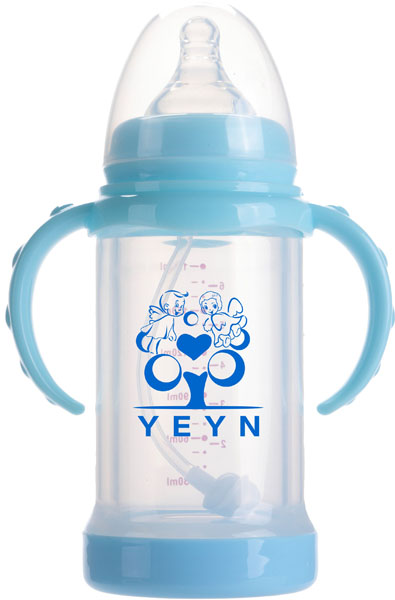 優(yōu)兒優(yōu)女240ml寬口有柄自動防爆玻璃奶瓶