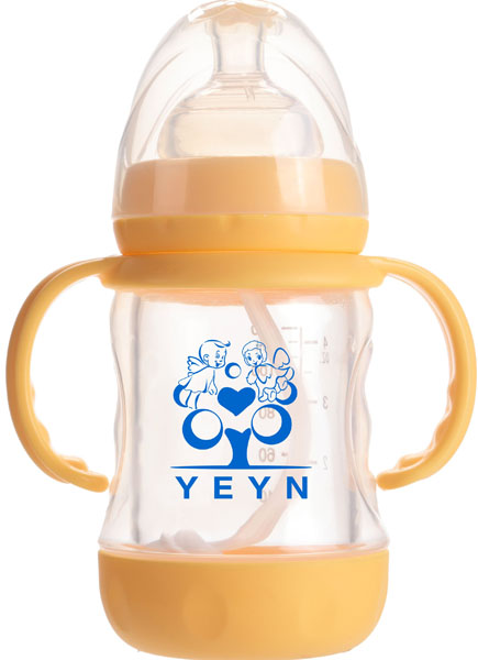 優(yōu)兒優(yōu)女150ml寬口有柄自動(dòng)防爆玻璃奶瓶