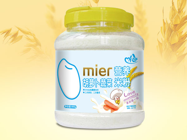 米兒超值裝胡蘿卜蔬菜營(yíng)養(yǎng)米粉