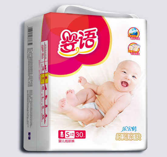 嬰語柔薄親膚嬰兒紙尿褲S碼30片