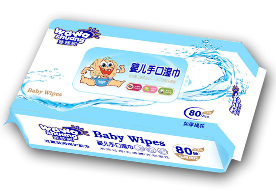 娃娃爽嬰兒手口濕巾80片(洋甘菊)
