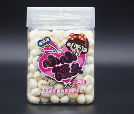 威樂佳水果味饅頭80克