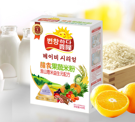 鑫隆淮山薏米益生元配方膳食果蔬米粉