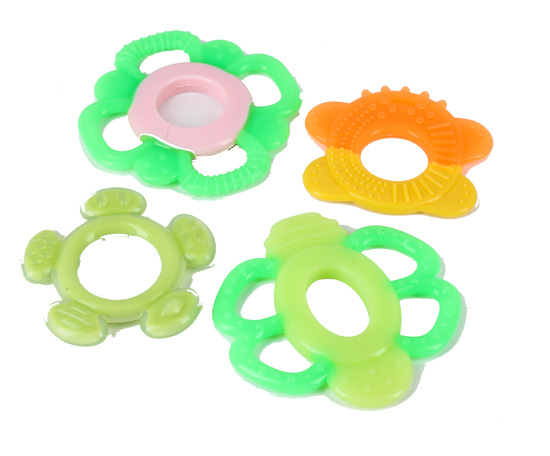 貝嬰奇雙色硅膠磨牙器