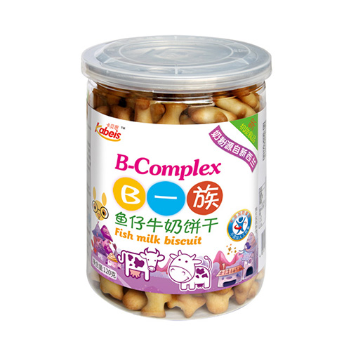 120克卡貝思B一族魚仔牛奶餅干