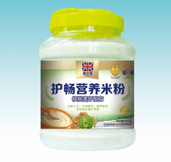 英貝臣核桃蓮子配方護腸米粉