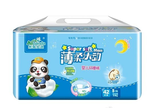 熊貓安迪薄柔樂動環(huán)腰褲