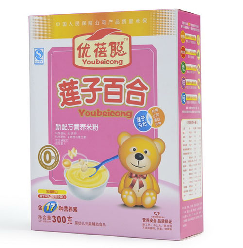 優(yōu)蓓聰蓮子百合營(yíng)養(yǎng)米粉0段