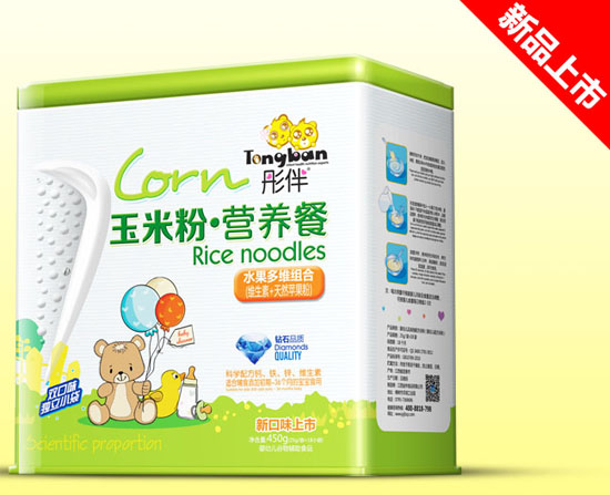 彤伴水果多維組合玉米粉營養(yǎng)餐鐵聽