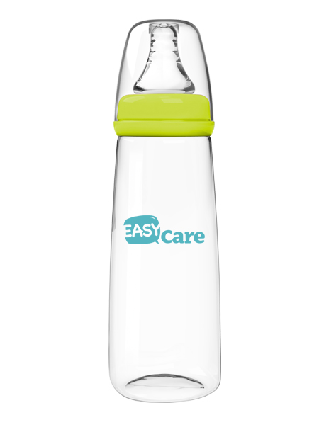 伊斯卡爾240mlPP標(biāo)準(zhǔn)口徑奶瓶(黃)