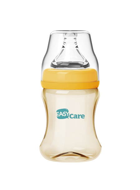 伊斯卡爾160mlPPSU寬口徑奶瓶(黃)