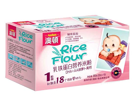 澳頓乳鐵蛋白營養(yǎng)米粉(盒)