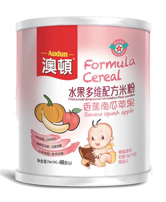 澳頓香蕉南瓜蘋果水果米粉