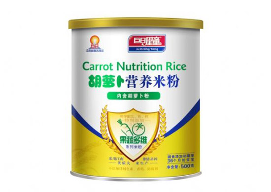 巨日星童果蔬多維型胡蘿卜營養(yǎng)米粉