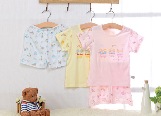 安米小熊大眼娃短袖套A1958