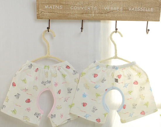 安米小熊純棉提花開(kāi)檔短褲A2011