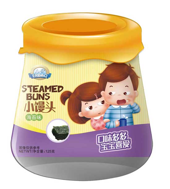 兒葆海苔味小饅頭罐裝