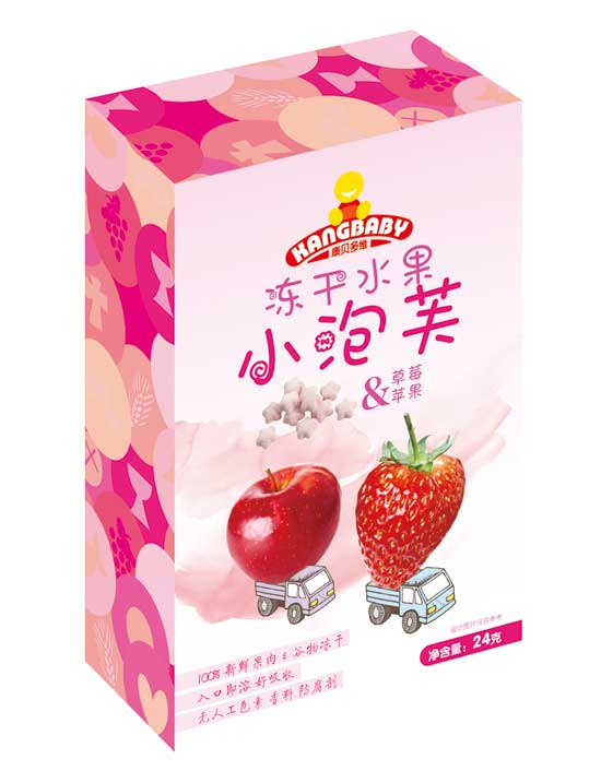 康貝多維草莓蘋(píng)果小泡芙