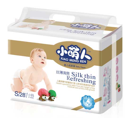 小萌人絲薄清爽紙尿褲S碼28片