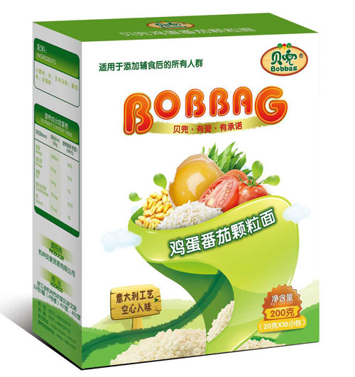 貝兜雞蛋番茄顆粒面