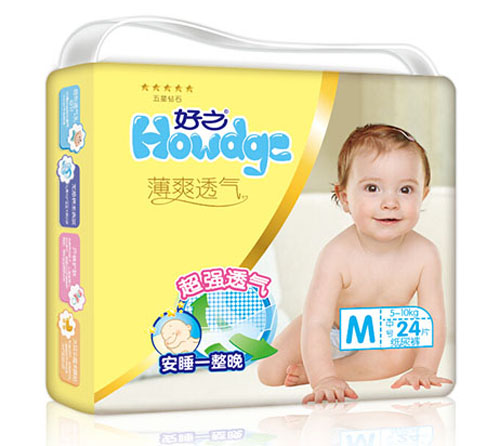 好之薄爽透氣嬰兒紙尿褲M碼24片