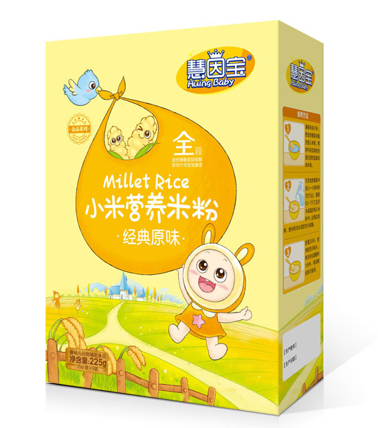 慧因?qū)毥?jīng)典原味盒裝小米營養(yǎng)米粉