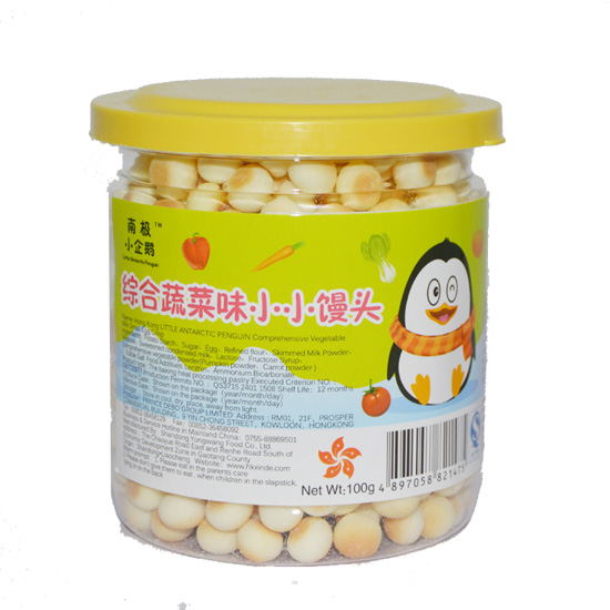 南極小企鵝綜合蔬菜小小饅頭100g