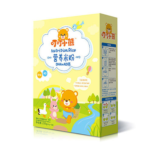 叮叮小熊營養(yǎng)米粉盒裝-DHA+AD鈣
