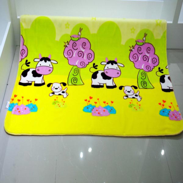 亞奧超柔云毯小牛嫩綠色