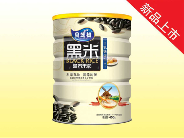 貝芝初乳鐵蛋白-黑米營(yíng)養(yǎng)米粉聽(tīng)裝