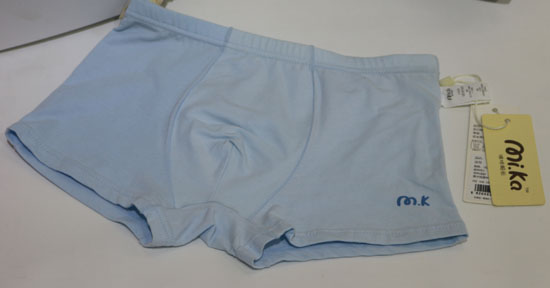 啤啤小魚(yú)銀離子男童抗菌內(nèi)褲藍(lán)色加長(zhǎng)型