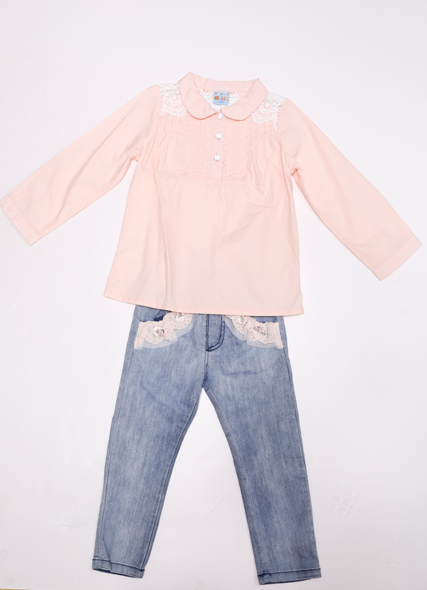 小狗巴納娃娃領套裝