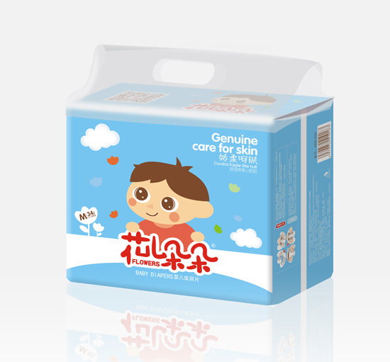 花兒朵朵嬰兒紙尿片M碼34片