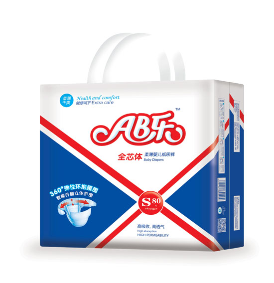 AB樂(lè)柔薄嬰兒紙尿褲S碼80片