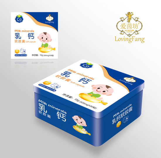 愛(ài)茵坊乳鈣軟膠囊