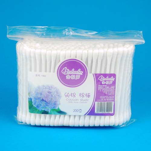 金葫蘆塑料棒棉簽200支膠裝