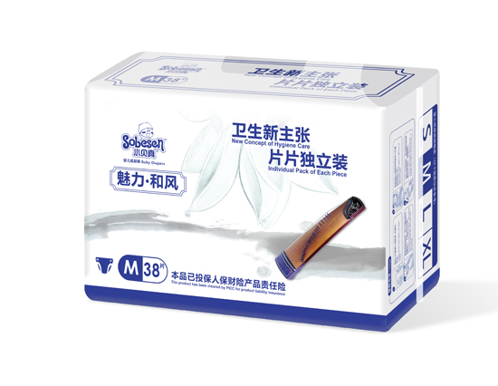 小貝真魅力和風(fēng)嬰兒紙尿褲M碼38片